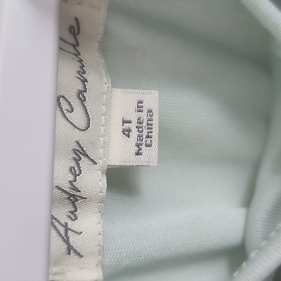 Green Babydoll Dress with Ruffled Smocked Bodice - Picture 4 of 5